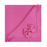 Scialle a punto legaccio e fiocco grandegrosgrain FUCSIA