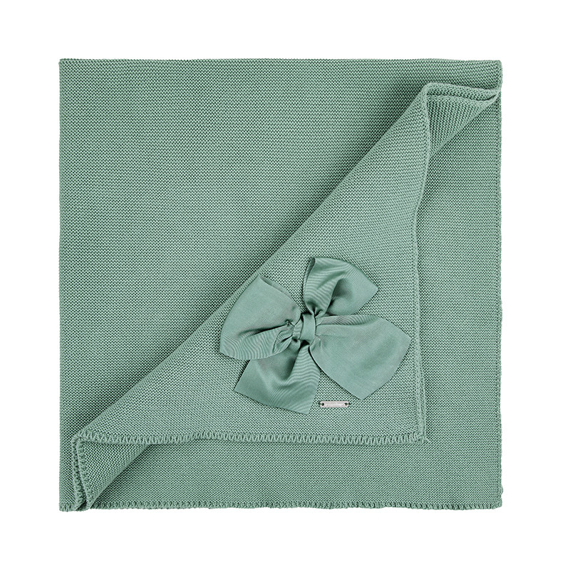Toquilla punto bobo con lazo grande de grogrén JADE