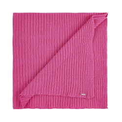 Rib cotton shawl FUCHSIA