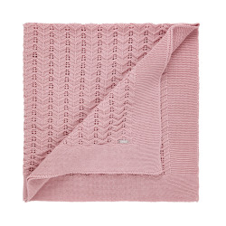 Zigzag openwork shawl PALE...