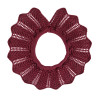 Link stitch openwork collar GARNET