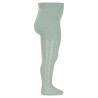 Perle openwork tights with dot and spikeopenwork SEA MIST