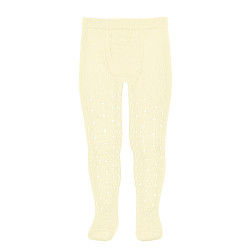 Perle openwork tights with...