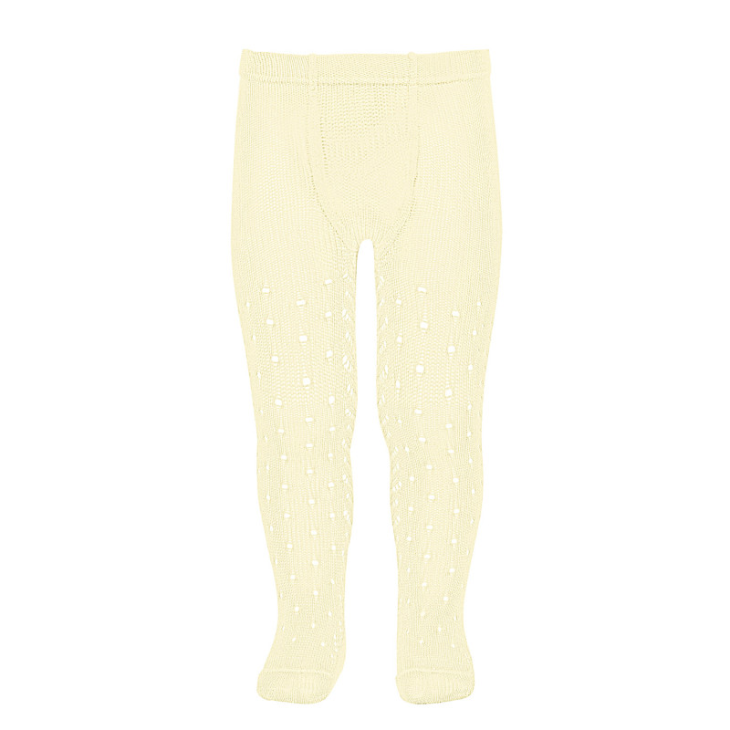Leotards perlé amb calat de punts i espiga lateral MANTEGA