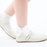 Ankle socks with bobbin bow