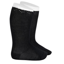 Calze lunghe in cotone con...