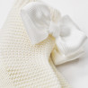 Calze punto legaccio, doppio fiocco grosgrain