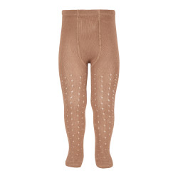 Perle openwork tights with...