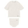Conjunto canalé (jersey manga corta + culotte) NATA
