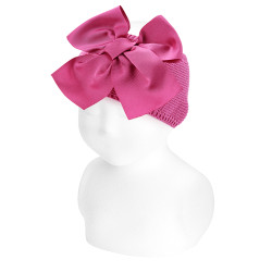 Garter stitch headband with...