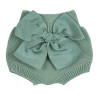 Culotte point mousse et gran noeud grosgrain JADE