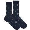 Calze da uomo fantasia cactus BLU