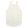 Barboteuse bébé au point riz CREME