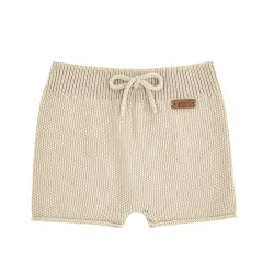 Shorts jogger in punto riso...
