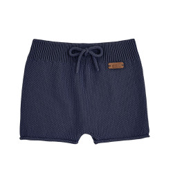 Shorts jogger in punto riso...