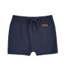 Shorts jogger en point de riz BLEU MARINE