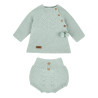 Conjunto punto bobo calado (jersey borlas+culote) BRUMA