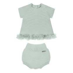 Tulle set (flared cardigan...