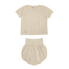 Conjunto grano de arroz (jersey manga corta + culotte) LINO