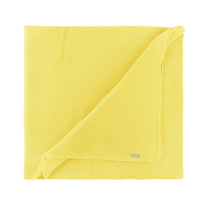 Garter stitch shawl LIMONCELLO