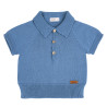 Polo màniga curta de cotó BLAU FRANCES