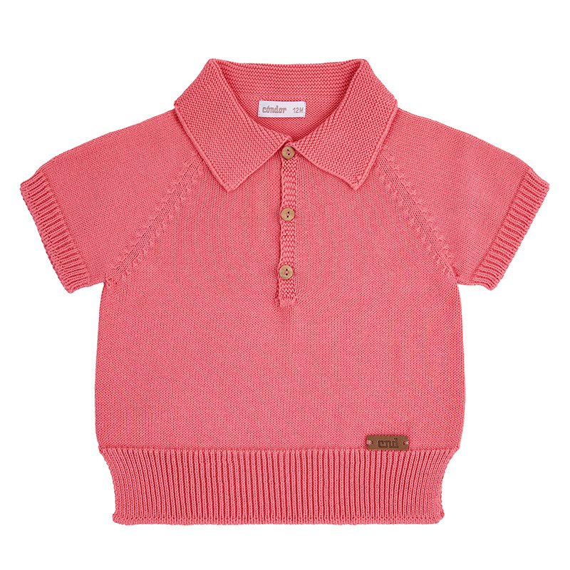 Polo manches courtes en coton CORALLIEN