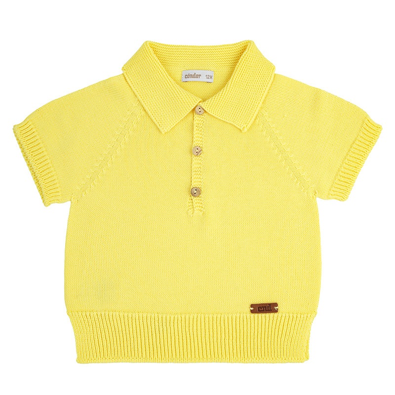 Polo màniga curta de cotó LIMONCELLO