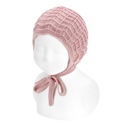 Capota calado zigzag ROSA PALO