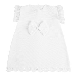 Garter stitch dress with...