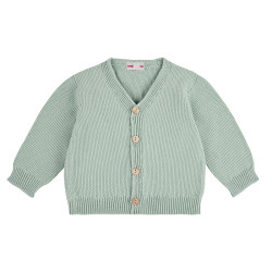 Cardigan à point riz pour...