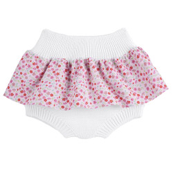 Culotte with gathered...