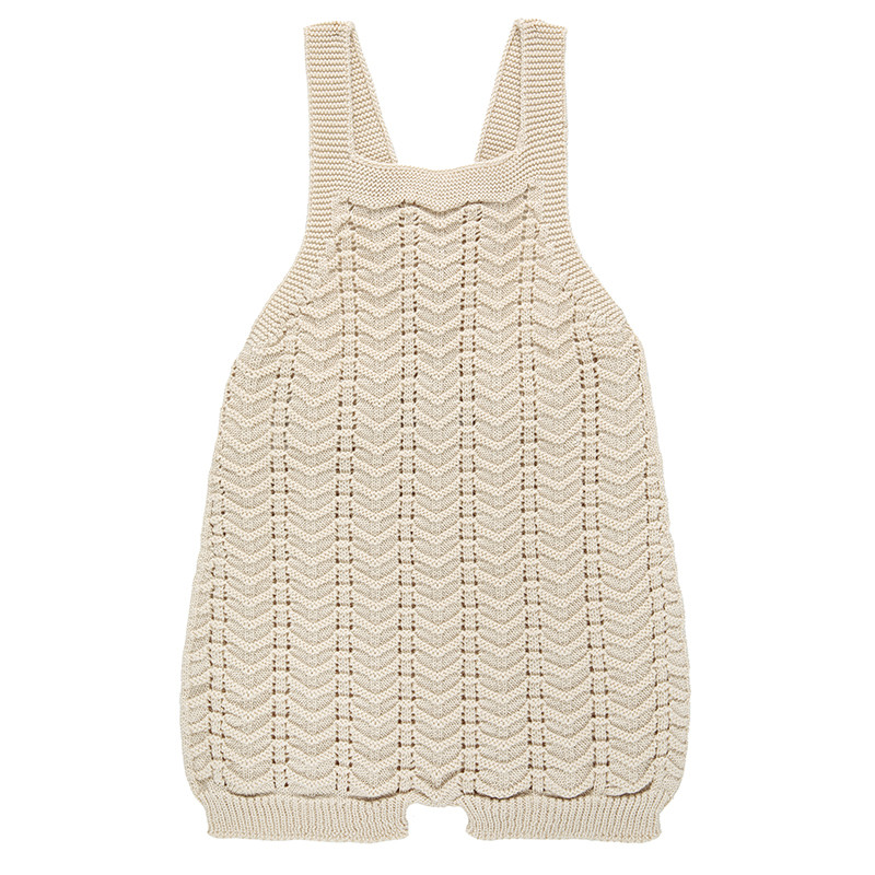 Barboteuse ajouré zigzag LIN