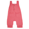 Cotton dungarees with pockets CORALLINE