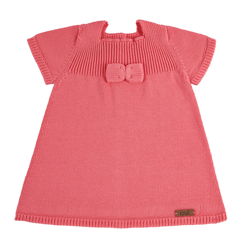 Vestit màniga curta de cotó CORALINA