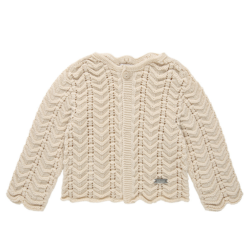 Cardigan ajouré zigzag LIN