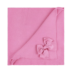 Garter stitch shawl with...
