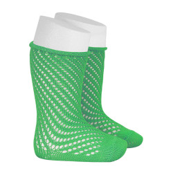 Calcetines altos perlé con...