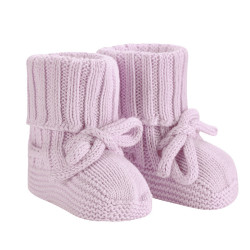 Baby rib booties PEARL