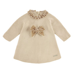 Garter stitch dress with...
