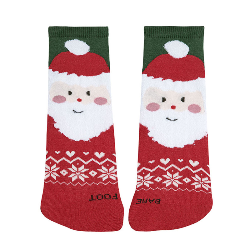 Christmas barefoot socks RED VELVET