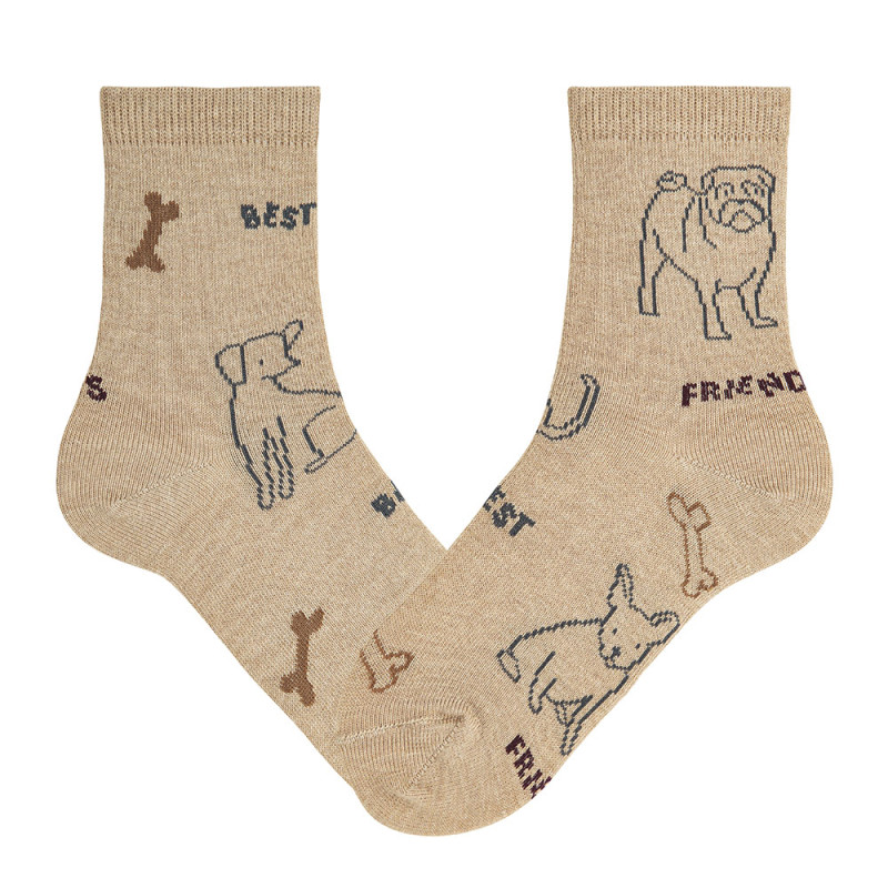Best friends socks NOUGAT