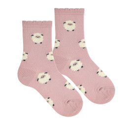 Sheep socks PALE PINK