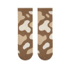 Calcetines antideslizantes animal print TABACO