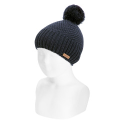 Gorro punto grano de arroz...