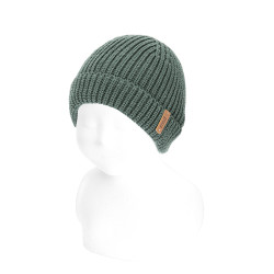 Gorra punt perlé VERD LIQUEN