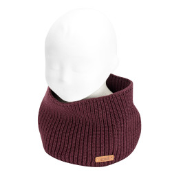 Pearl stitch snood-scarf SYRAH