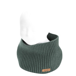 Pearl stitch snood-scarf...