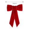 Fermaglio capelli coquette con fiocco velluto RED VELVET