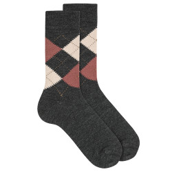 Calcetines intarsia rombos...