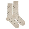 Calze uomo in misto lana merino a microquadri TORRONE